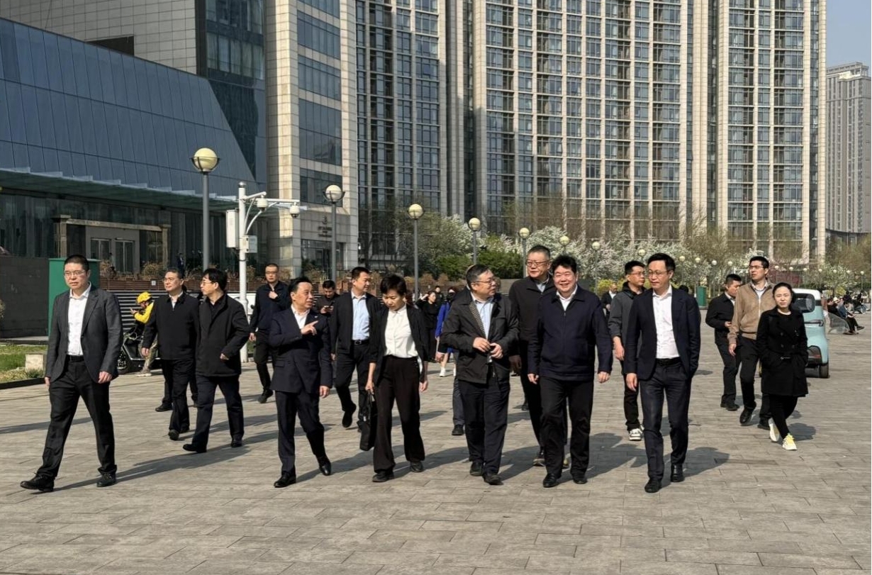 西城区向导一行到OB视讯控股天津项目调研